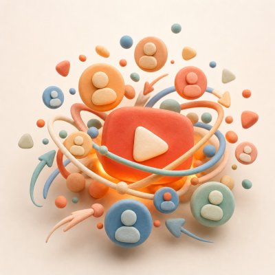 YouTube просмотры 30 сек | живые