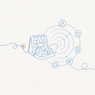 Как вести соцсети регулярно без ежедневной подготовки постов